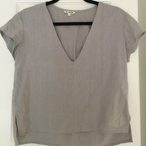 Ali Golden Raw Silk Top